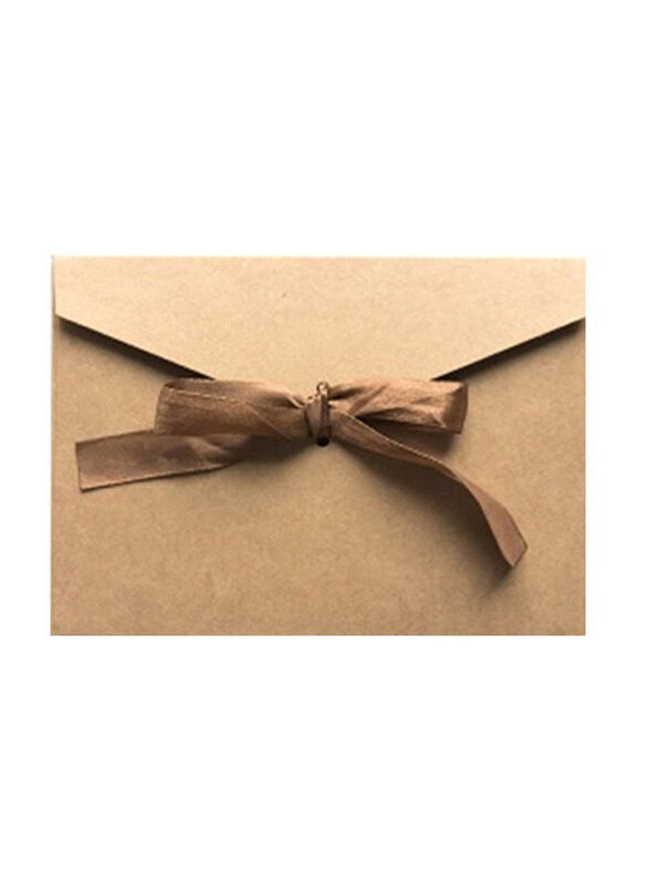 

Generic 20-Piece Vintage Blank Kraft Paper Postcard Box Set, Brown