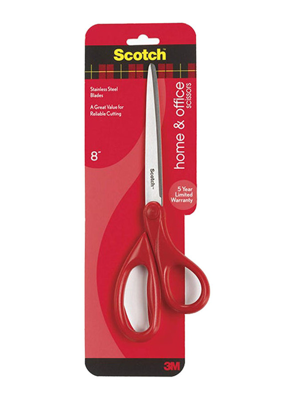 Scotch Multi-Purpose Scissor, Red/Silver