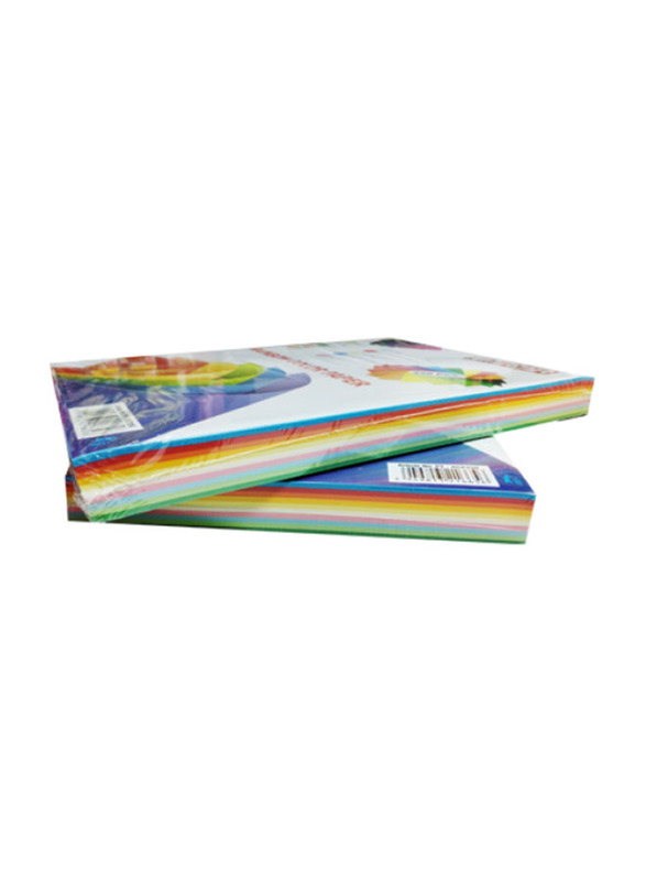 Partner Rainbow Colour Paper, 250 Sheets, A4 Size, Multicolour