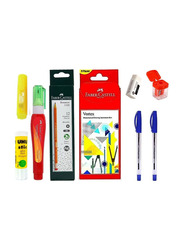 Faber-Castell 28-Piece School Stationery Value Pack, Assorted Colors