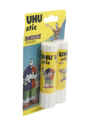 UHU Glue Stick, 2 Pieces, Yellow