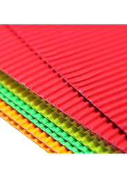Terabyte Corrugated Paper, 20 Pieces, A4 Size, Multicolour