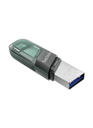 SanDisk 32GB iXpand Flash Drive with Flip Type A + Lightning, SDIX90N-032G-GN6NN, Grey