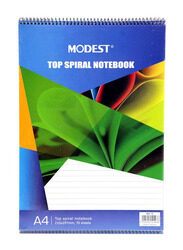 Modest Top Spiral Notepad Set, 5 Pieces, A4 Size