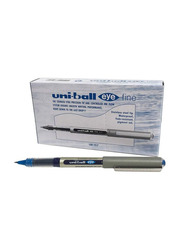 Uniball 12-Piece Eye Fine Ballpoint Pen Set, 0.7mm, UB-157, Grey