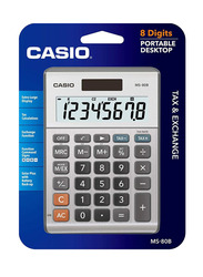 Casio 8-Digit Financial & Business Calculator, Silver/Grey