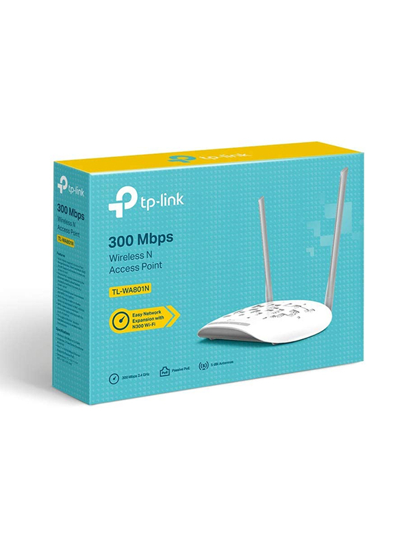 TP-Link TL-WA801N 2.4Ghz 300Mbps Wi-Fi Access Point, White