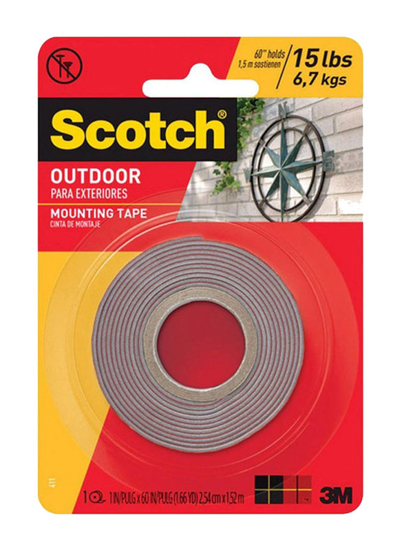 3M Outdoor Mounting Tape, White