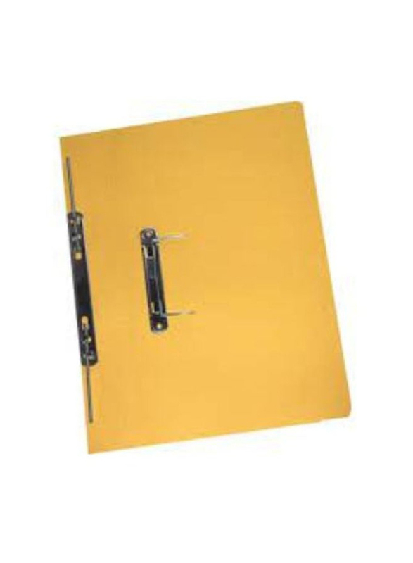 Spring File Folder for A4 Documents Filing, 30 Pieces, Yellow