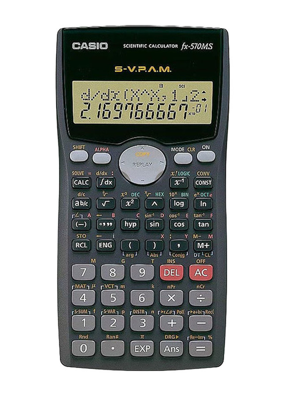 Casio Essential 12-Digit Scientific Calculator, Multicolour