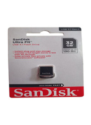 SanDisk 32GB Ultra Fit USB 3.1 Flash Drive, SDCZ430-032G-G46, Black