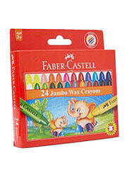 Faber-Castell Jumbo Wax Crayons, Multicolour