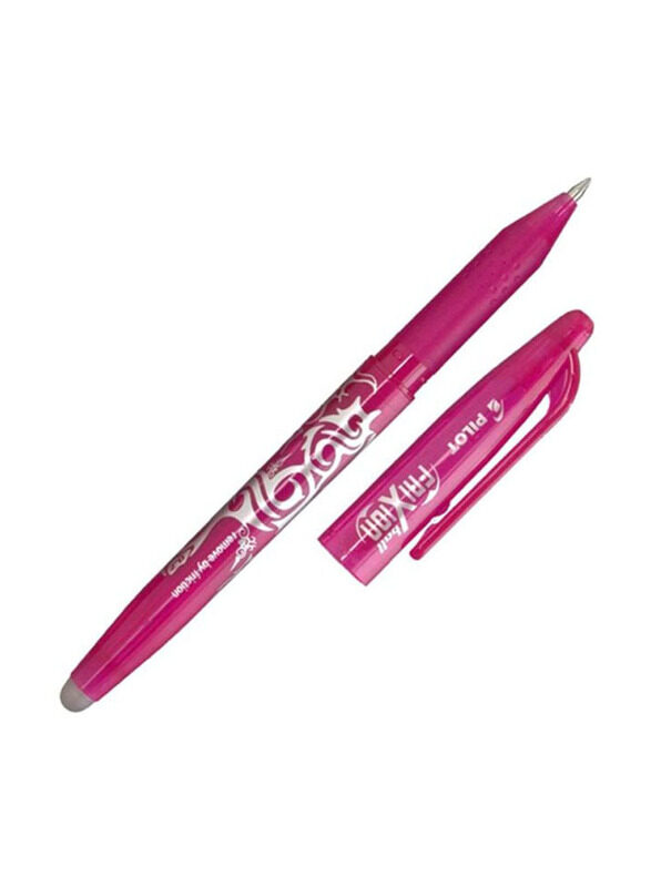 Pilot Frixion Erasable Pen, Pink/White