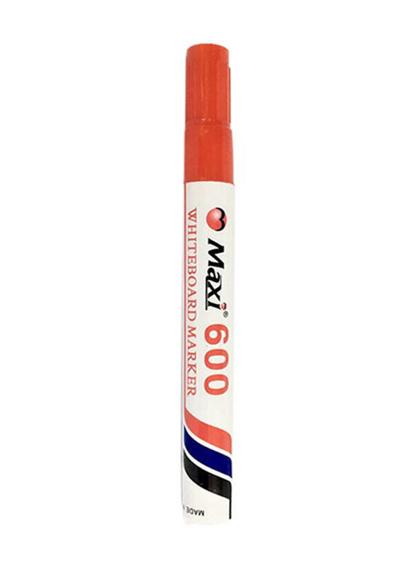 Maxi Bullet Tip Whiteboard Marker, Red