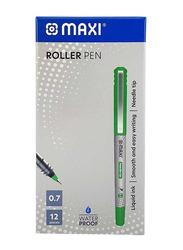 Maxi 12-Piece Roller Pen Set, 0.7mm, Green
