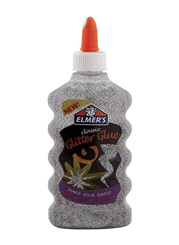 Elmer's Classic Liquid Glitter Glue, Silver