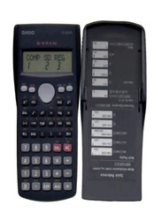Casio Essential Scientific Calculator, Black/Blue