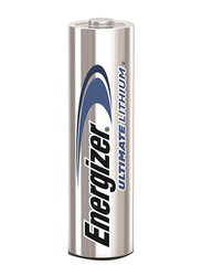 Energizer AA Ultimate Lithium Battery Set, 2 Pieces, Silver/Blue