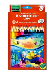 Staedtler Jumbo Coloured Pencil Set, 24 Pieces, Multicolour