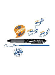 Carioca Oops Retractable Erasable Pen, Black