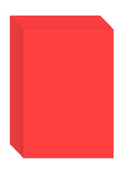 Colour Copy Paper, 100 Sheets, A4 Size, Red