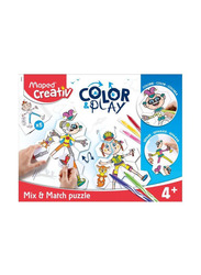 Maped Creative Colour Play Mix & Match Puzzle, Multicolour