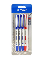 Maxi 4-Piece Roller Pen Set, Blue/Red