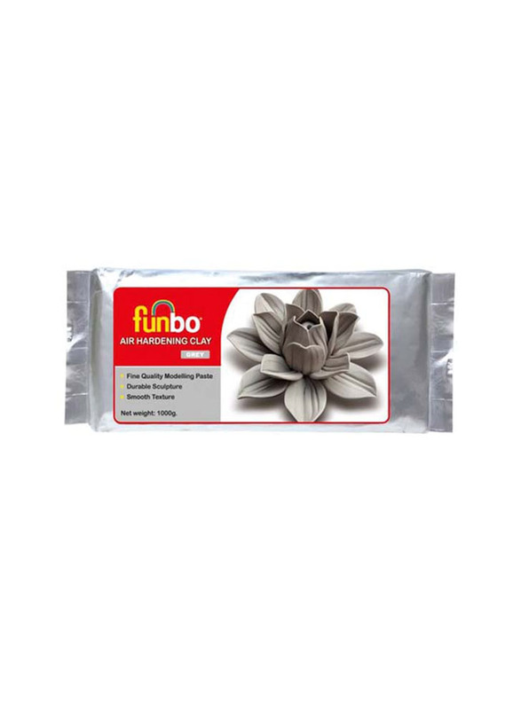 Funbo Air Hardening Clay, Grey