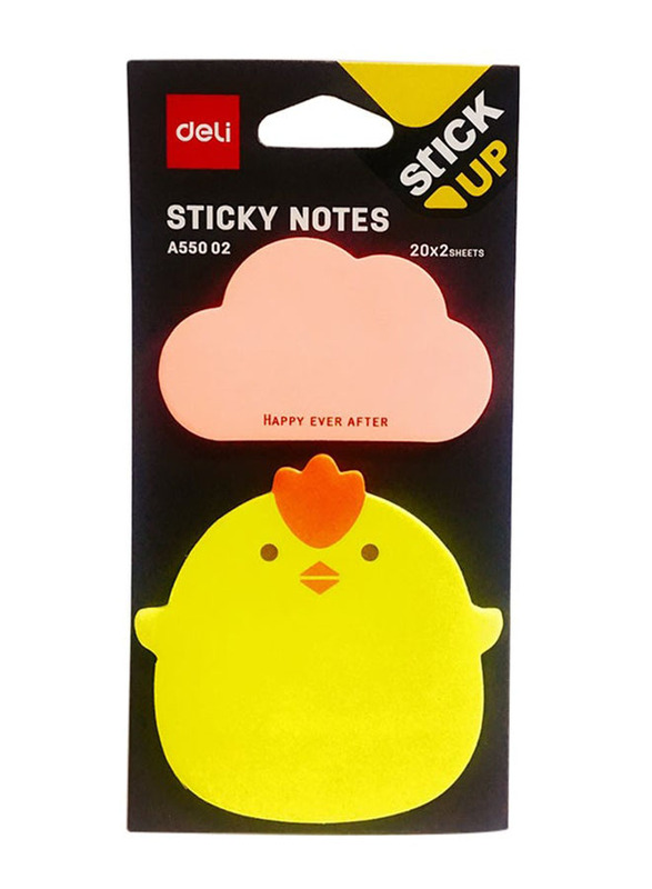 Deli Fancy Sticky Notes, Multicolour
