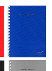 Partner Single Line Notebook Set, 4 Pieces, A4 Size, Multicolour