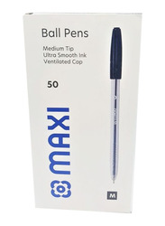 Maxi 50-Piece Ball Point Pen Set, Black