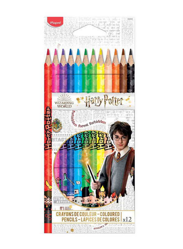 

Maped Harry Potter Design Colour Pencil Set, 12 Pieces, Multicolour