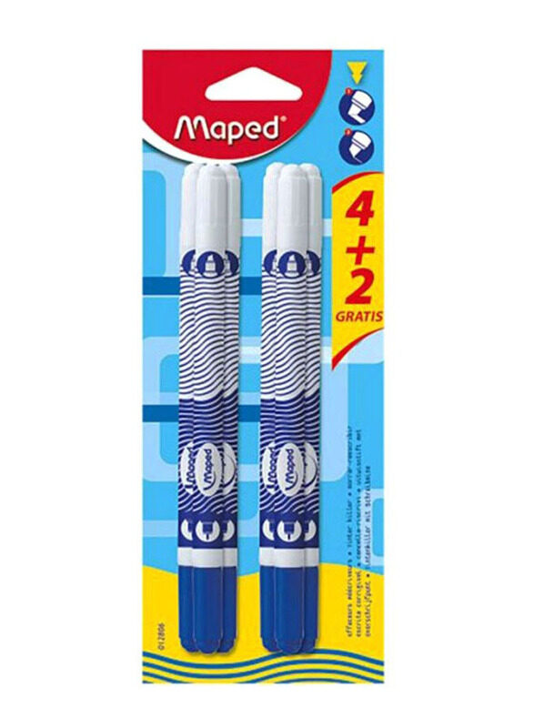 Maped 6-Piece Write And Erase Ink Killer Set, Multicolour