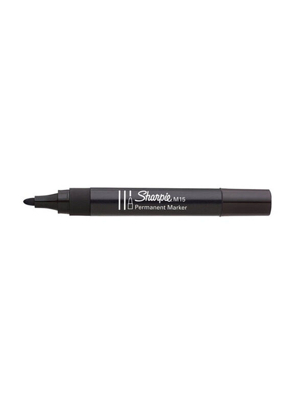 Sharpie 12-Piece Permanent Marker Set, M15, Black