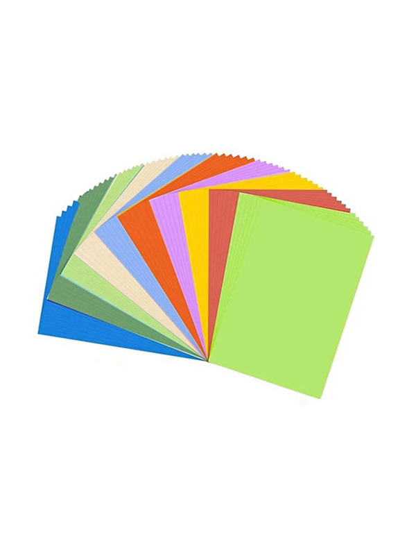 Partner Photo Copy Rainbow Colour Paper, A4 Size, 250 Pieces, Multicolour