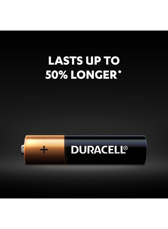 Duracell AAA Alkaline Battery Set, 4 Pieces, Multicolour