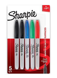 Sharpie 5-Piece Fine Marqueur Permanent Marker, Multicolour