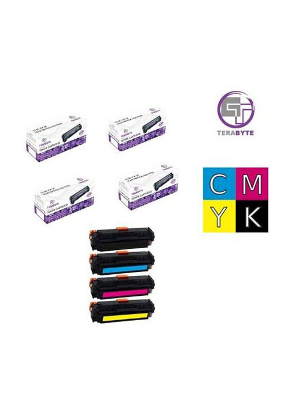 

N/a Terabyte TN273 Black, Cyan, Magenta, Yellow Toner Cartridge Set, 4 Pieces
