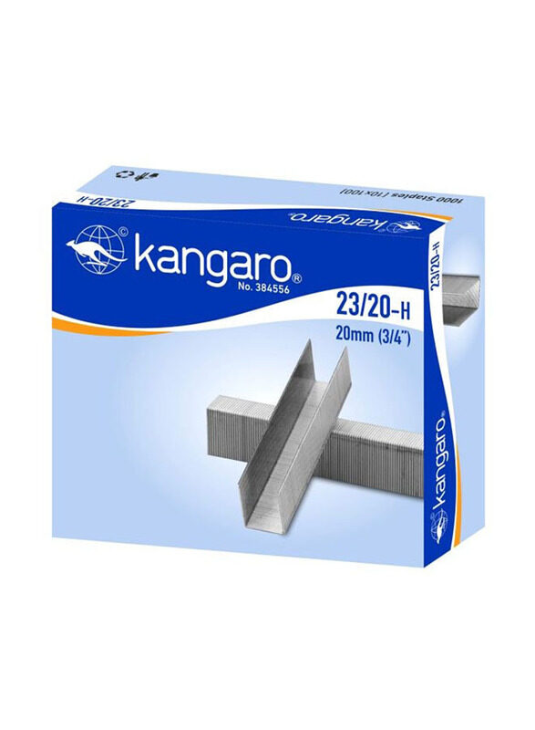 

Kangaro Stapler Pins, 1000 Pieces, Silver