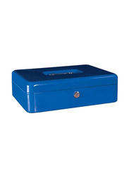 Partner 14" Cash Box, PTCB140, Blue/Silver