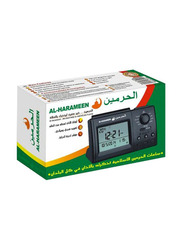 Azan Watch Makkah Azan Sound Prayer And Alarm Clock, Black/Grey