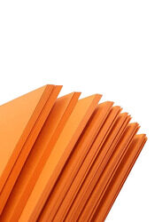 Terabyte Card Paper, 100 Sheets, 160 GSM, A6 Size, Orange