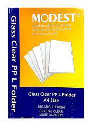 Modest L-Shape Folder Box, 100 Pieces, A4 Size, Blue