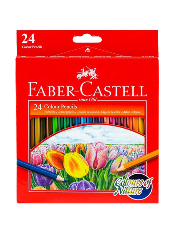 Faber-Castell Color Pencil Set, 24 Pieces, Multicolour