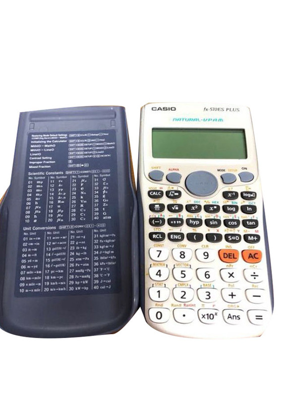 Casio Standard Scientific Calculator, Fx-570ES Plus, Multicolour