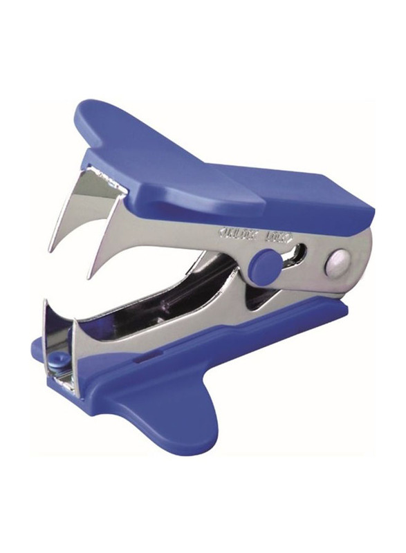 Atlas Two Teeth Staple Remover, Blue/Silver