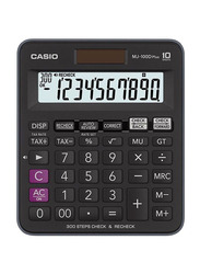 Casio 10-Digit Basic Calculator, MJ-100D Plus, Black