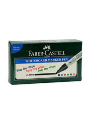 Faber-Castell 10-Piece Whiteboard Marker Pen Set, Green