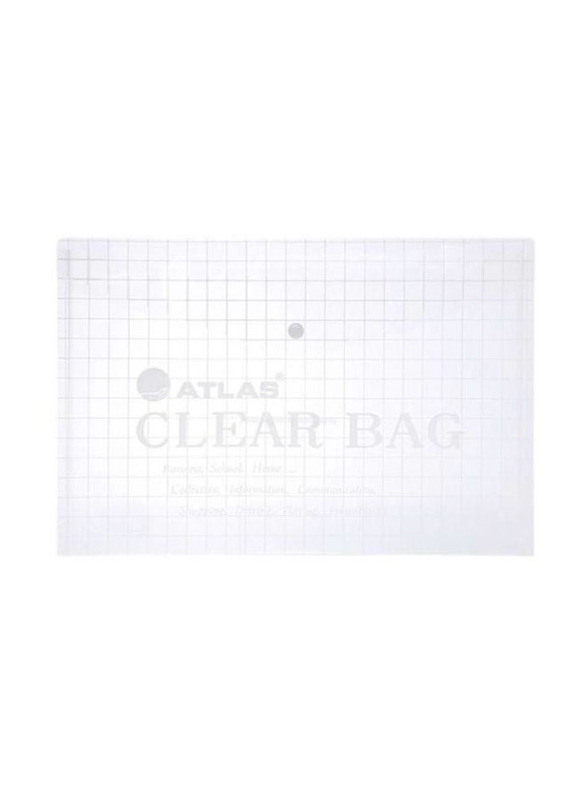 Atlas Bag Style File Folder, Clear