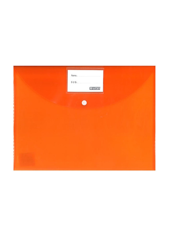 Partner Fullscape Document File Bag, 250mm, Orange
